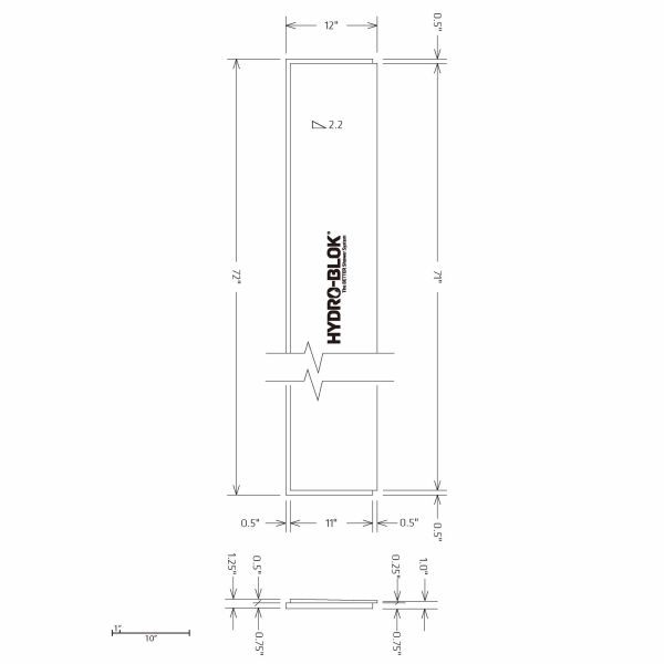 Hydro-Blok Low-Profile Shower Pan