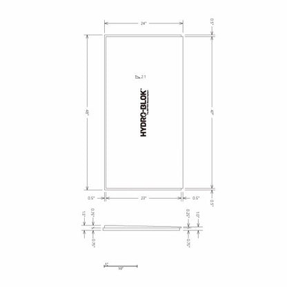 Hydro-Blok Low-Profile Shower Pan